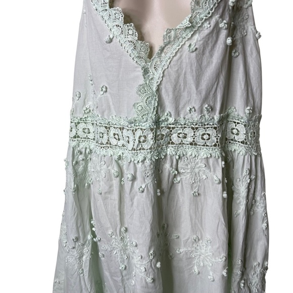 BY MALINA Mint Green Issa maxi dress sz M - Picture 3 of 12